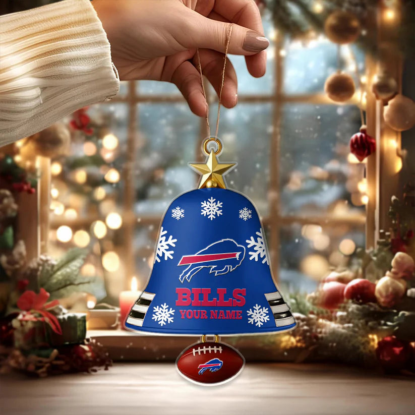 [SPECIAL OFFER] NEW CUSTOMIZED NFL03 BFB BUFFALO BILLS CHRISTMAS ACRYLIC ORNAMENT