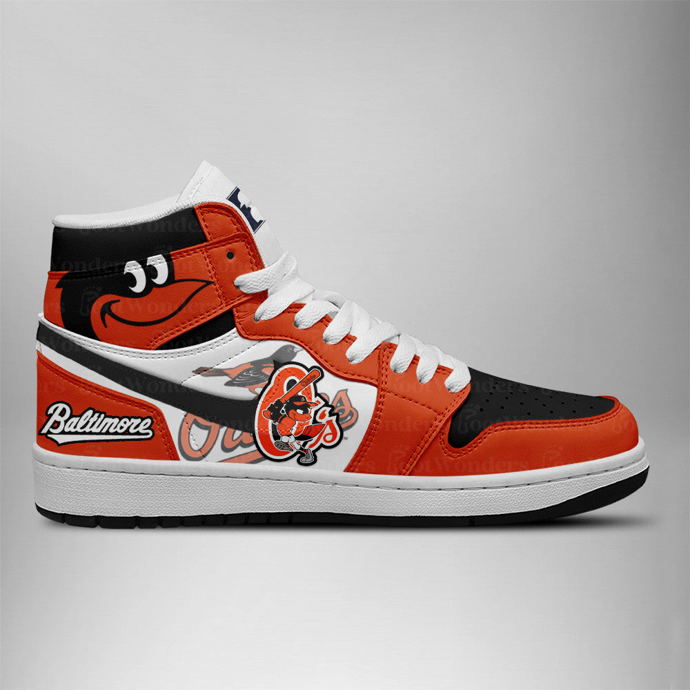 [FLASH SALE] NEW CUSTOMIZED MLB25 BT ORIOLES AIR JORDAN SNEAKERS