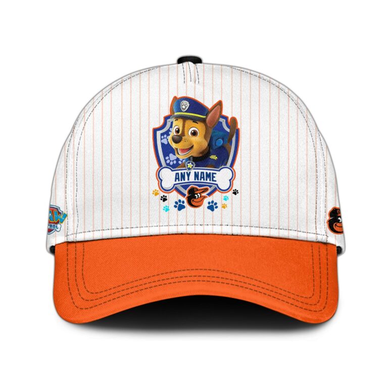 [FLASH SALE] NEW CUSTOMIZED MLB25 BOS BALTIMORE ORIOLES x PAW PATROL BASEBALL JERSEY & CAP