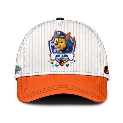 [FLASH SALE] NEW CUSTOMIZED MLB25 BOS BALTIMORE ORIOLES x PAW PATROL BASEBALL JERSEY & CAP