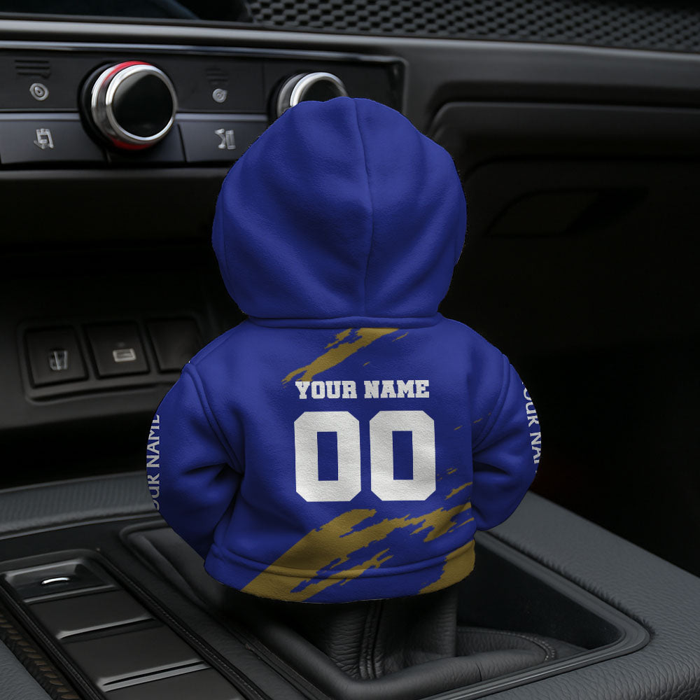 [SPECIAL OFFER] NEW CUSTOMIZED NFL28 BTR BALTIMORE RAVENS CAR HOODIE SHIFT KNOB COVER