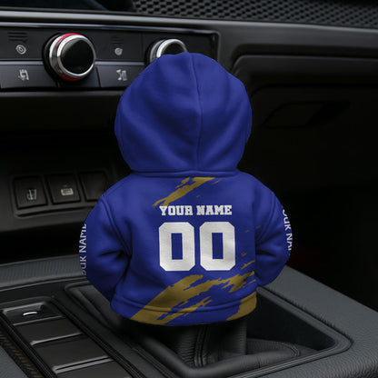 [SPECIAL OFFER] NEW CUSTOMIZED NFL28 BTR BALTIMORE RAVENS CAR HOODIE SHIFT KNOB COVER