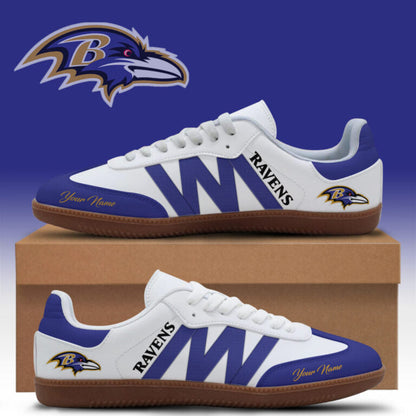 [SPECIAL OFFER] NEW CUSTOMIZED NFL28 BTR BALTIMORE RAVENS CLASSIC SNEAKERS