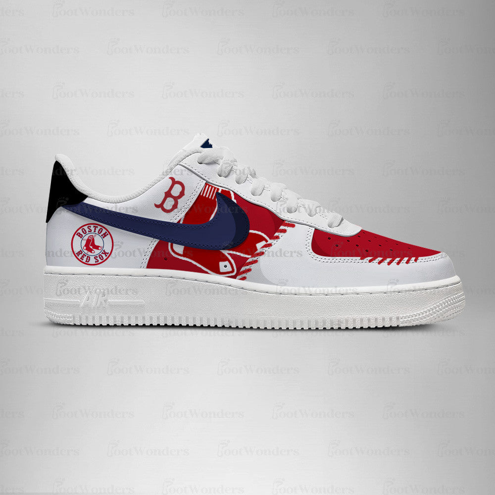 [FLASH SALE] NEW CUSTOMIZED MLB03 BR SOX AF1 SHOES