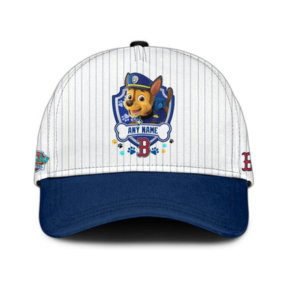 [FLASH SALE] NEW CUSTOMIZED MLB03 BRS BOSTON RED SOX x PAW PATROL BASEBALL JERSEY & CAP