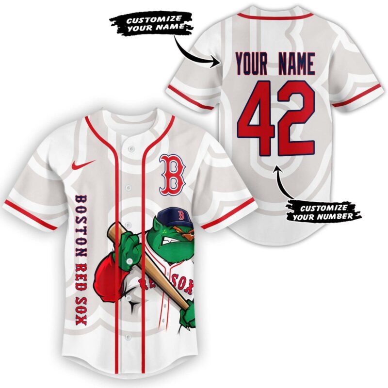 [FLASH SALE] NEW CUSTOMIZED MLB03 BR SOX BASEBALL JERSEY