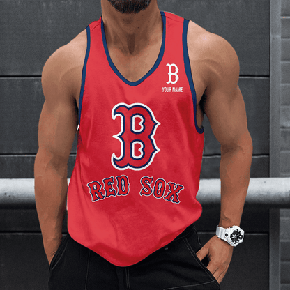 [FLASH SALE] NEW CUSTOMIZED MLB03 BOSTON RED SOX UNISEX TANK TOP