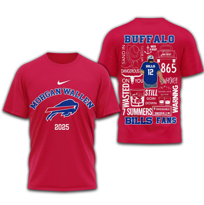 [SPECIAL OFFER] NEW CUSTOMIZED NFL03 BFB BUFFALO BILLS T-SHIRT | MULTIPLE COLORS AVAILABLE