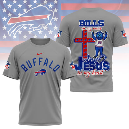[SPECIAL OFFER] NEW CUSTOMIZED NFL03 BFB BUFFALO BILLS T-SHIRT | MULTIPLE COLORS AVAILABLE