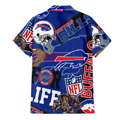 [SPECIAL OFFER] NEW CUSTOMIZED NFL03 BFB BUFFALO BILLS UNISEX HAWAIIAN SHIRT & SHORTS SET