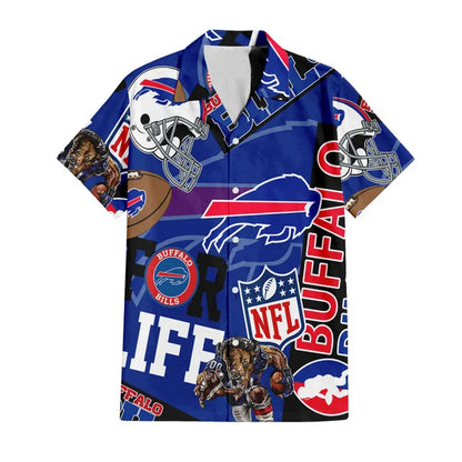 [SPECIAL OFFER] NEW CUSTOMIZED NFL03 BFB BUFFALO BILLS UNISEX HAWAIIAN SHIRT & SHORTS SET