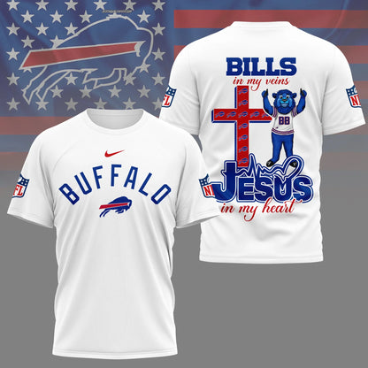 [SPECIAL OFFER] NEW CUSTOMIZED NFL03 BFB BUFFALO BILLS T-SHIRT | MULTIPLE COLORS AVAILABLE