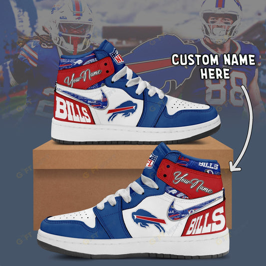 [SPECIAL OFFER] NEW CUSTOMIZED NFL03 BFB BUFFALO BILLS AIR JORDAN 1