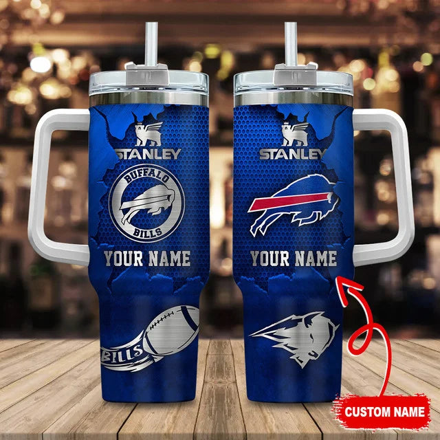 [SPECIAL OFFER] NEW CUSTOMIZED NFL03 BFB BUFFALO BILLS TUMBLER CUP