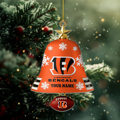 [SPECIAL OFFER] NEW CUSTOMIZED NFL16 CCB CINCINNATI BENGALS CHRISTMAS ACRYLIC ORNAMENT