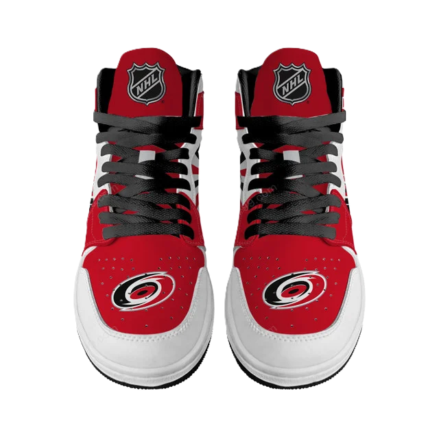 [SUPER SALE] NEW CUSTOMIZED NHL07 CR HURRICANES AIR JORDAN SNEAKERS