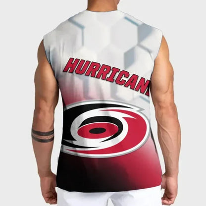 [SUPER SALE] NEW CUSTOMIZED NHL07 CLH CAROLINA HURRICANES TANK TOP & GYM SHIRT