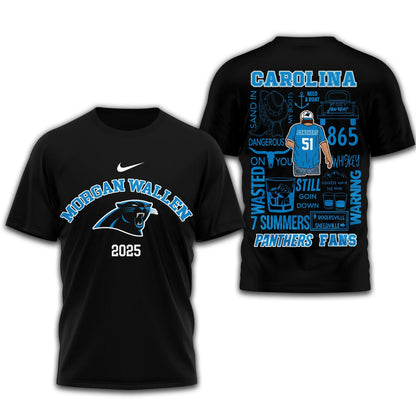 [SPECIAL OFFER] NEW CUSTOMIZED NFL23 CLP CAROLINA PANTHERS T-SHIRT | MULTIPLE COLORS AVAILABLE