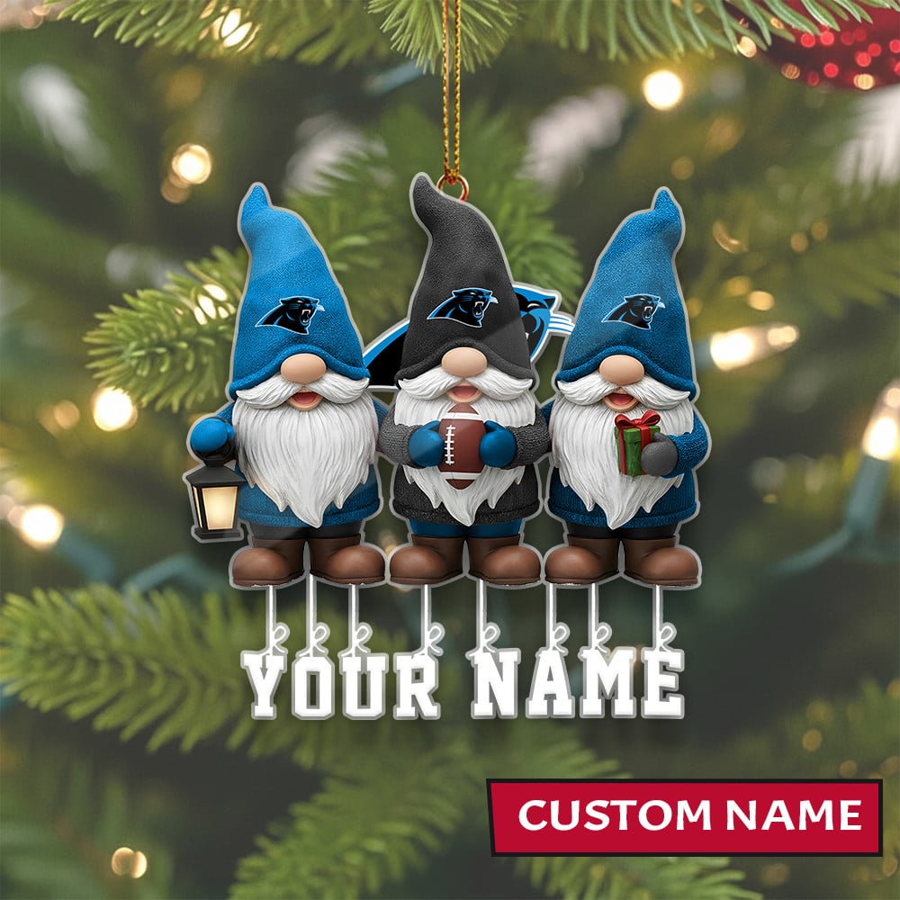 [SPECIAL OFFER] NEW CUSTOMIZED NFL23 CLP CAROLINA PANTHERS CHRISTMAS ACRYLIC ORNAMENT