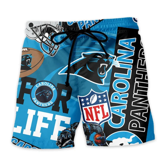 [SPECIAL OFFER] NEW CUSTOMIZED NFL23 CLP CAROLINA PANTHERS UNISEX HAWAIIAN SHIRT & SHORTS SET