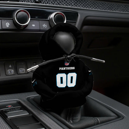 [SPECIAL OFFER] NEW CUSTOMIZED NFL23 CLP CAROLINA PANTHERS AUTOMOTIVE HOODIE SHIFT KNOB COVER