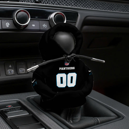 [SPECIAL OFFER] NEW CUSTOMIZED NFL23 CLP CAROLINA PANTHERS AUTOMOTIVE HOODIE SHIFT KNOB COVER