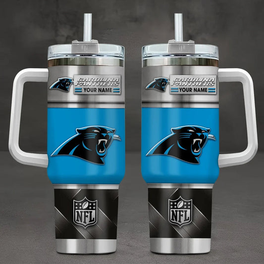 [SPECIAL OFFER] NEW CUSTOMIZED NFL23 CLP CAROLINA PANTHERS TUMBLER CUP