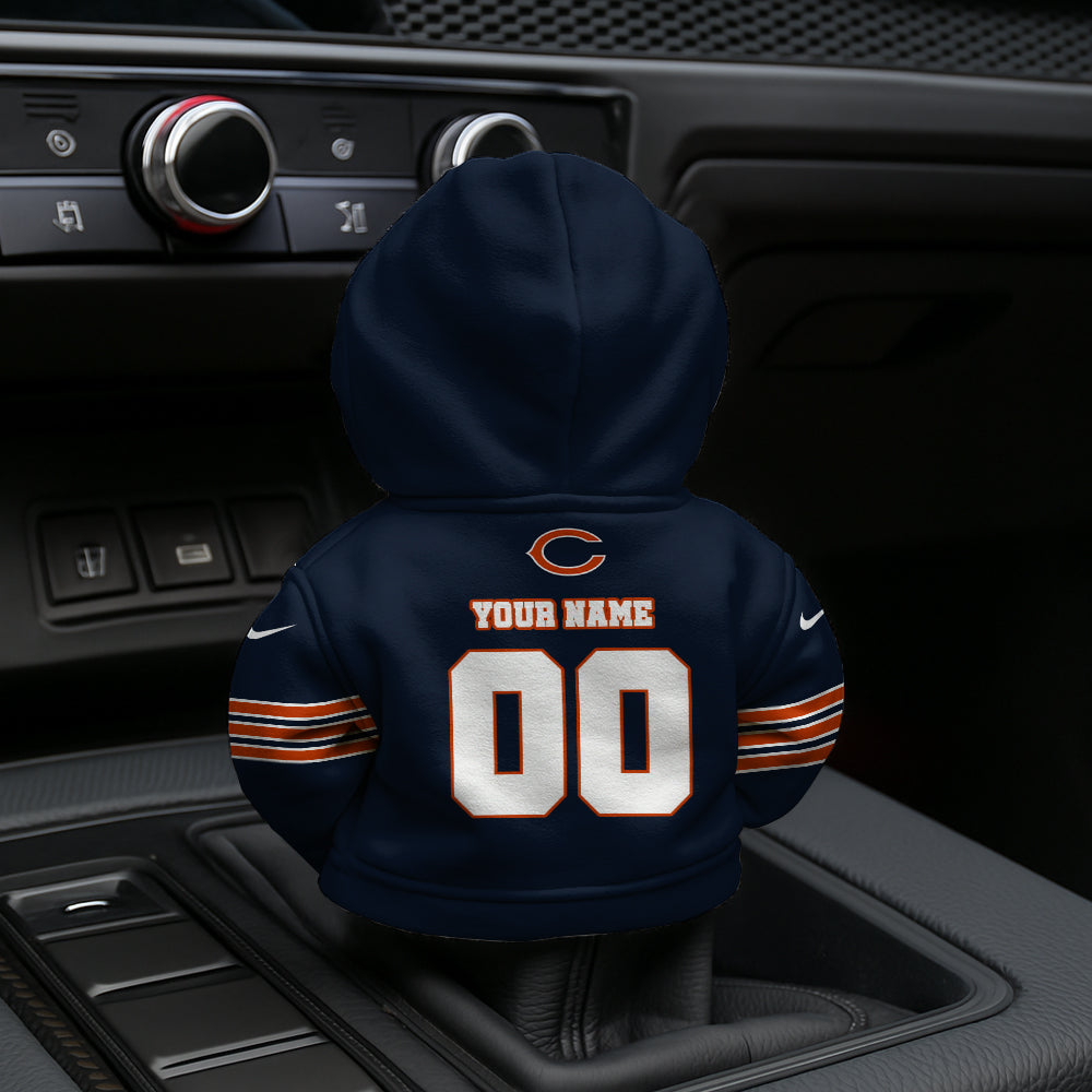 [SPECIAL OFFER] NEW CUSTOMIZED NFL26 CCB CHICAGO BEARS AUTOMOTIVE HOODIE SHIFT KNOB COVER