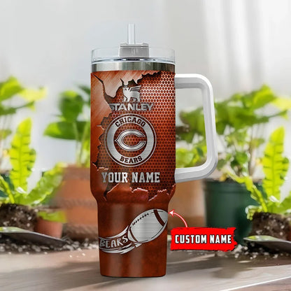[SPECIAL OFFER] NEW CUSTOMIZED NFL26 CCB CHICAGO BEARS TUMBLER CUP