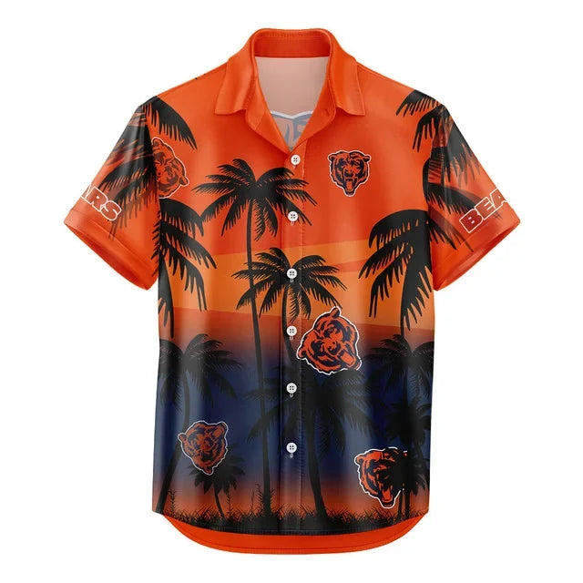 [SPECIAL OFFER] NEW CUSTOMIZED NFL26 CCB CHICAGO BEARS UNISEX HAWAIIAN SHIRT & SHORTS SET