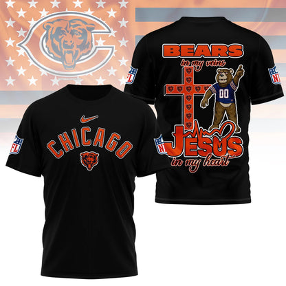 [SPECIAL OFFER] NEW CUSTOMIZED NFL26 CCB CHICAGO BEARS T-SHIRT | MULTIPLE COLORS AVAILABLE