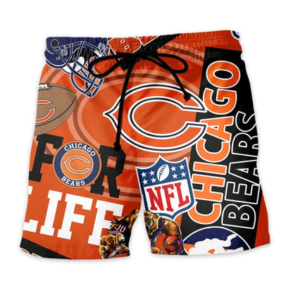 [SPECIAL OFFER] NEW CUSTOMIZED NFL26 CCB CHICAGO BEARS UNISEX HAWAIIAN SHIRT & SHORTS SET