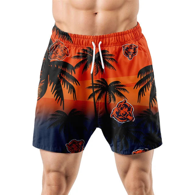 [SPECIAL OFFER] NEW CUSTOMIZED NFL26 CCB CHICAGO BEARS UNISEX HAWAIIAN SHIRT & SHORTS SET