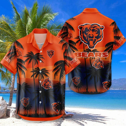 [SPECIAL OFFER] NEW CUSTOMIZED NFL26 CCB CHICAGO BEARS UNISEX HAWAIIAN SHIRT & SHORTS SET
