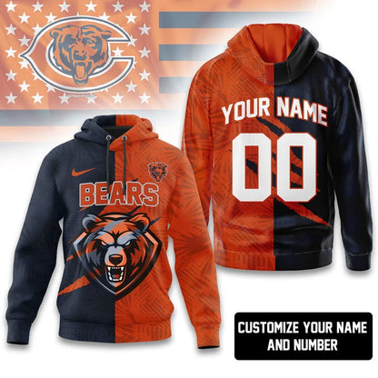 [SPECIAL OFFER] NEW CUSTOMIZED NFL26 CCB CHICAGO BEARS T-SHIRT, HOODIE, ZIP HOODIE