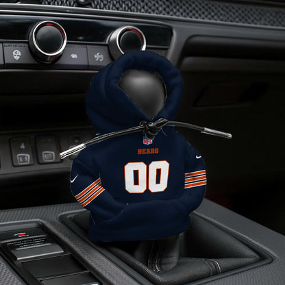 [SPECIAL OFFER] NEW CUSTOMIZED NFL26 CCB CHICAGO BEARS AUTOMOTIVE HOODIE SHIFT KNOB COVER