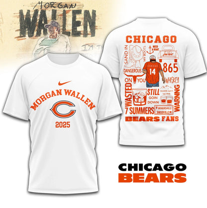 [SPECIAL OFFER] NEW CUSTOMIZED NFL26 CCB CHICAGO BEARS T-SHIRT | MULTIPLE COLORS AVAILABLE