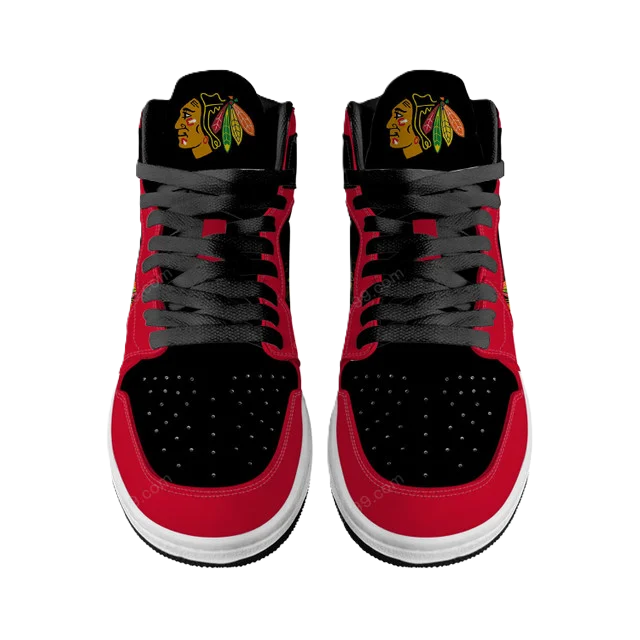 [SUPER SALE] NEW CUSTOMIZED NHL08 CC BLACKHAWKS AIR JORDAN SNEAKERS