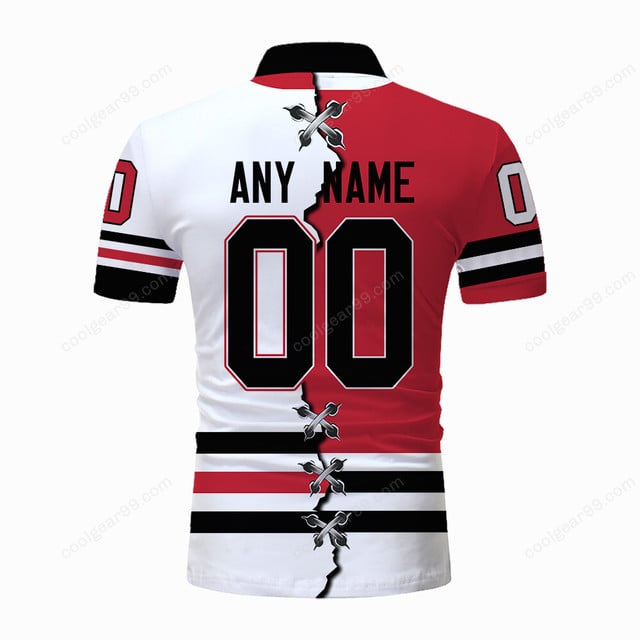 LIMITED EDITION - NEW CUSTOMIZED NHL08 CBH CHICAGO BLACKHAWKS UNISEX T-SHIRT, POLO, HOODIE & JACKETS