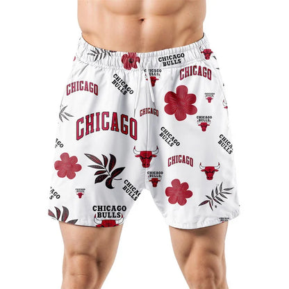 [HOT DEAL] NEW CUSTOMIZED NBA19 CBU CHICAGO BULLS UNISEX HAWAIIAN SHIRT & SHORTS SET