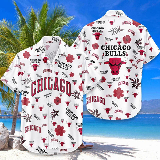 [HOT DEAL] NEW CUSTOMIZED NBA19 CBU CHICAGO BULLS UNISEX HAWAIIAN SHIRT & SHORTS SET