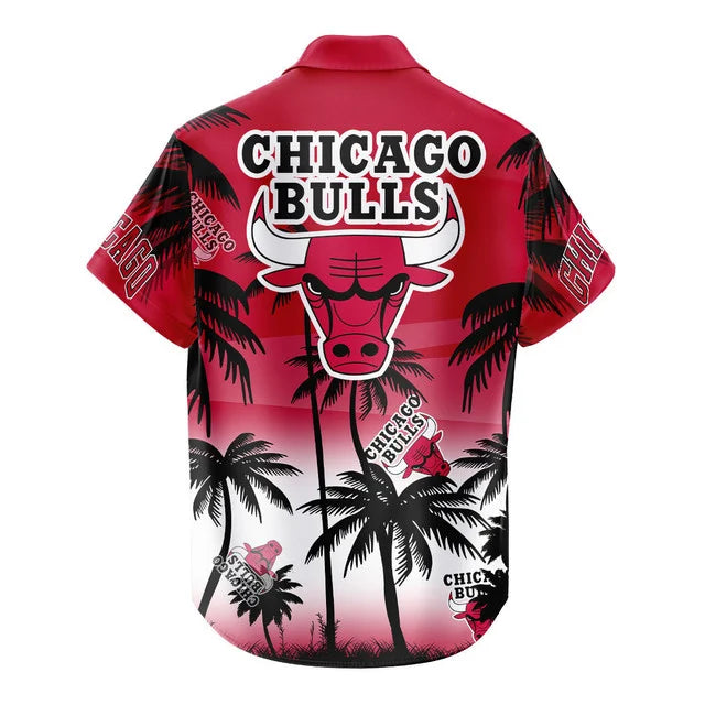 [HOT DEAL] NEW CUSTOMIZED NBA19 CBU CHICAGO BULLS UNISEX HAWAIIAN SHIRT & SHORTS SET