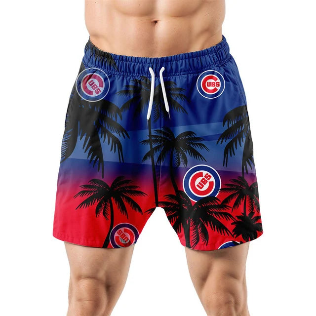 [FLASH SALE] NEW CUSTOMIZED MLB04 CCS CHICAGO CUBS UNISEX HAWAIIAN SHIRT & SHORTS SET