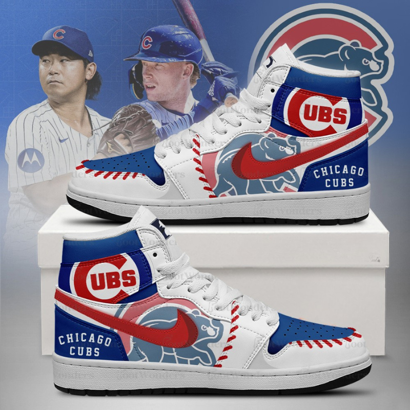 [FLASH SALE] NEW CUSTOMIZED MLB04 CH CUBS AIR JORDAN SNEAKERS