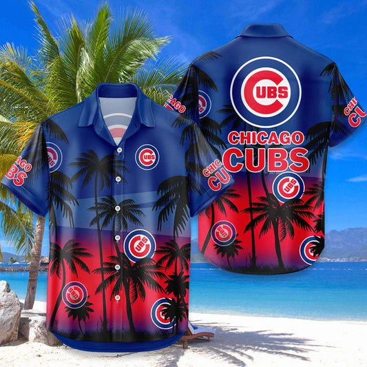 [FLASH SALE] NEW CUSTOMIZED MLB04 CCS CHICAGO CUBS UNISEX HAWAIIAN SHIRT & SHORTS SET