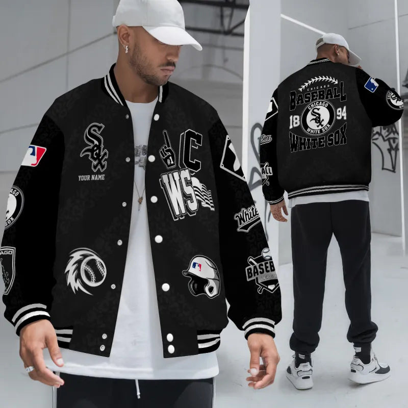 [FLASH SALE] NEW CUSTOMIZED MLB26 CWS CHICAGO WHITE SOX UNISEX T-SHIRT, POLO, HOODIE & JACKETS