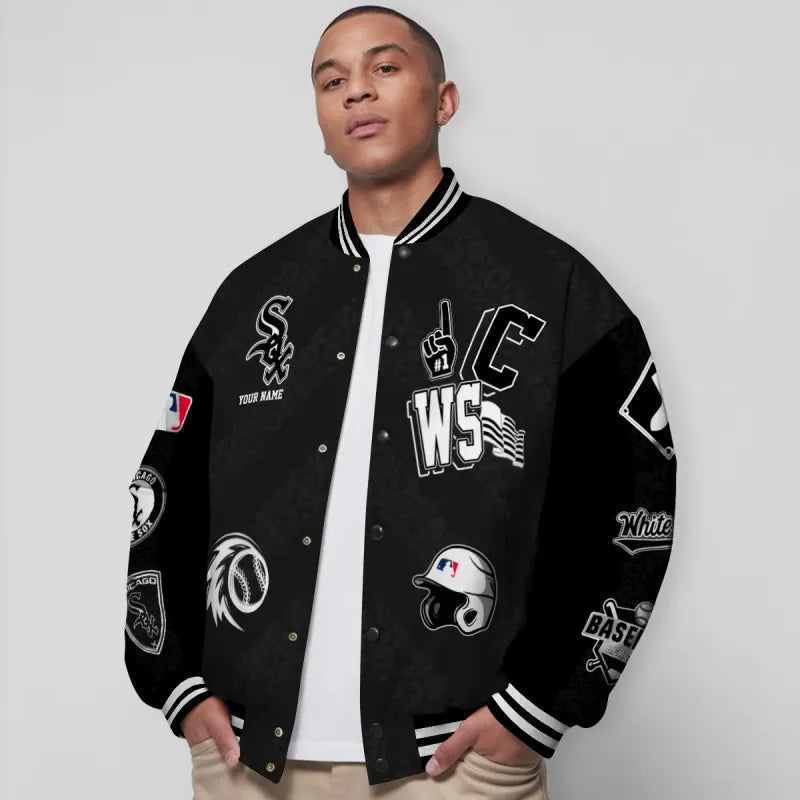 [FLASH SALE] NEW CUSTOMIZED MLB26 CWS CHICAGO WHITE SOX UNISEX T-SHIRT, POLO, HOODIE & JACKETS
