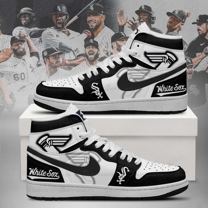 [FLASH SALE] NEW CUSTOMIZED MLB26 CW SOX AIR JORDAN SNEAKERS