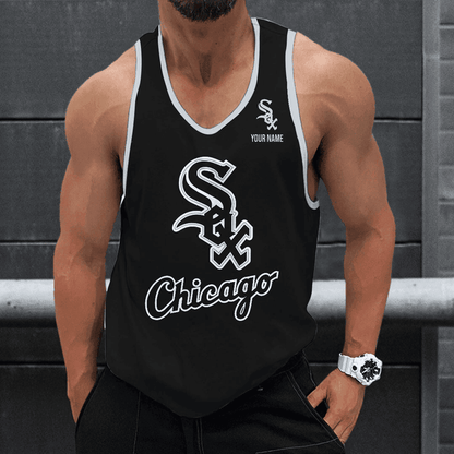 [FLASH SALE] NEW CUSTOMIZED MLB26 CHICAGO WHITE SOX UNISEX TANK TOP