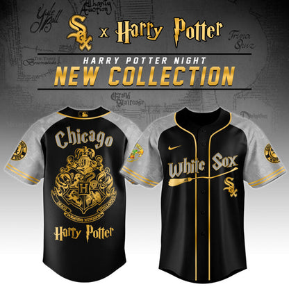[FLASH SALE] NEW CUSTOMIZED MLB26 CW SOX x HARRY POTTER BASEBALL JERSEY & CAP
